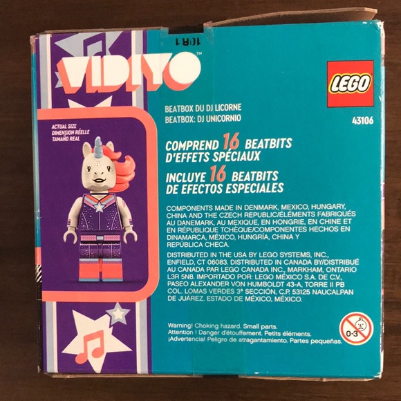 VIDIYO Music Video Maker Lego Building Toy Unicorn DJ Beatbox 84 PCS 43106 - Picture 4 of 5